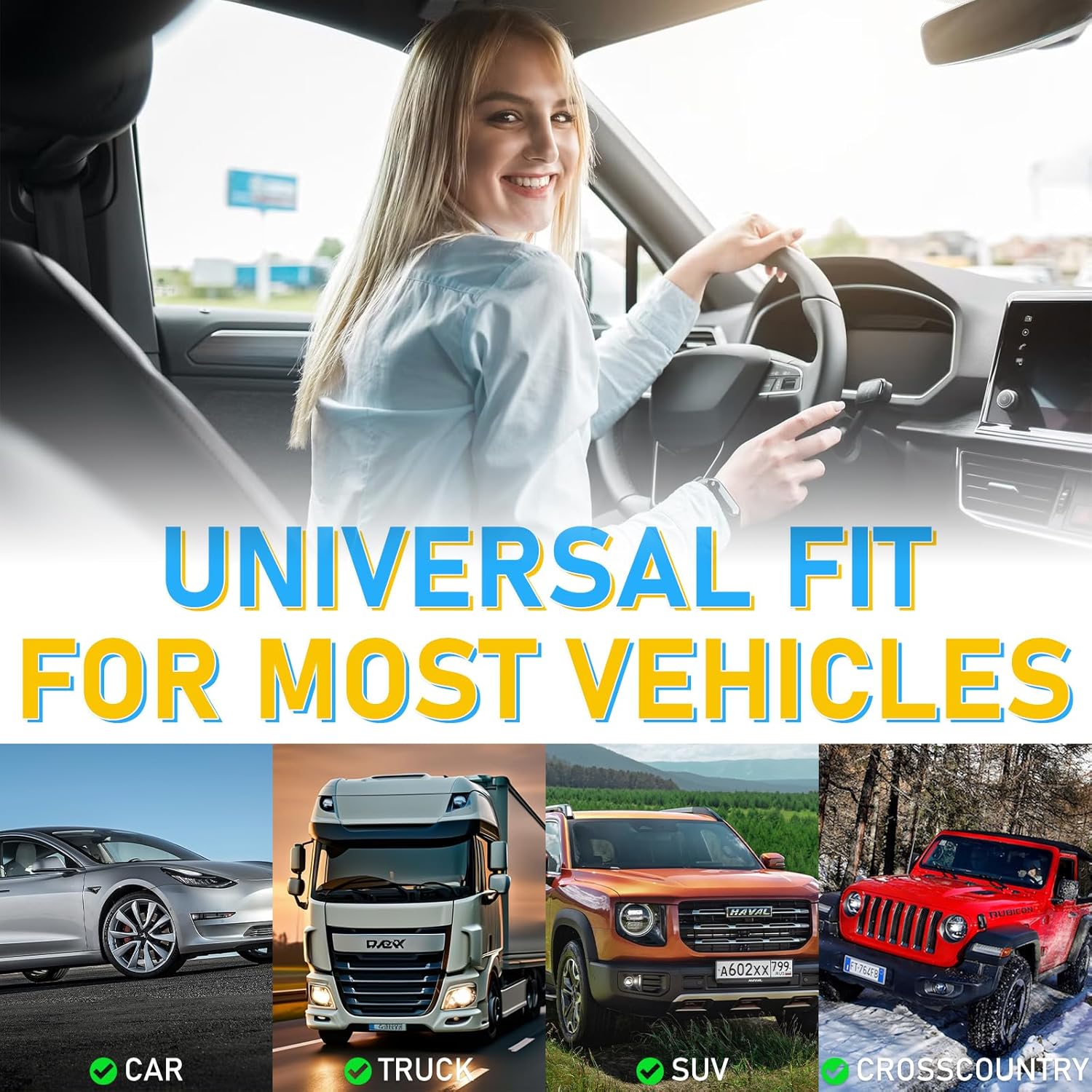 WATNTOW Car Gap Filler, 2 Pack Upgrade PU Leather Car Seat Gap Filler Between Seat and Center Console, Versatile Organizer Car Accessories Fit Most Vehicles