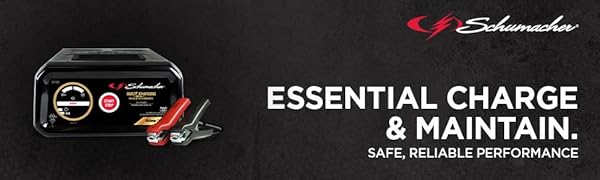 Schumacher SC1339 Fully Automatic Battery Charger and Maintainer - 10 Amp 12V - For General Charging Applications