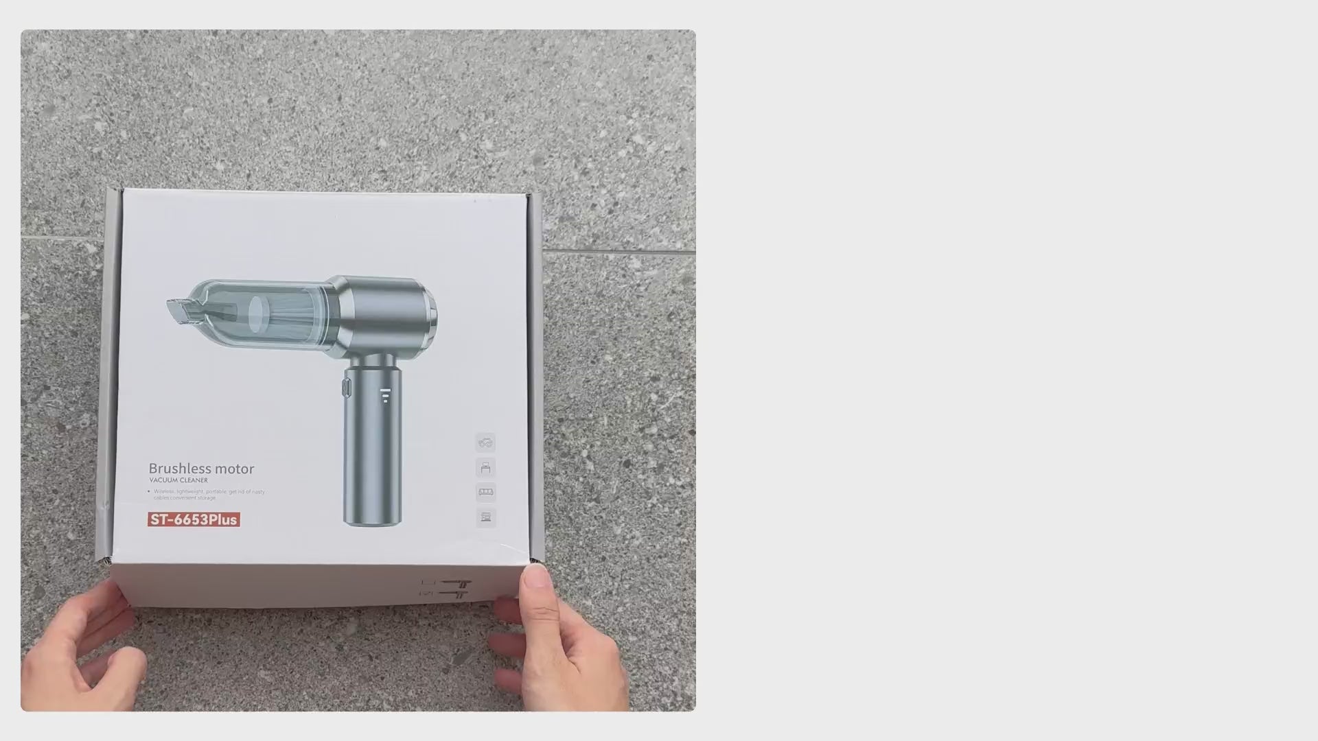 Handheld Car Vacuum Cleaner Cordless Powerful 22000Pa Strong Cyclonic Suction Blowing Brushless Motor Mini Portable Rechargeable Lightweight Hand Held for Pet Hair Vehicle Home Office Purple